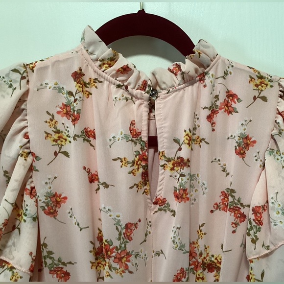 Haptics Floral Pink Dress - Picture 4 of 4